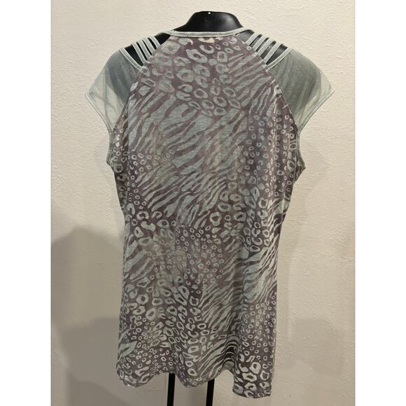 Christine Philippe Y2K Top Tee Boho Hippie Women’s Size Medium - Picture 4 of 6